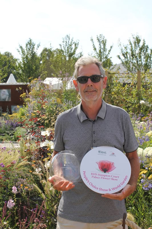 Hampton Court Flower Show 2018 – RNIB Community Garden designed by Steve Dimmock